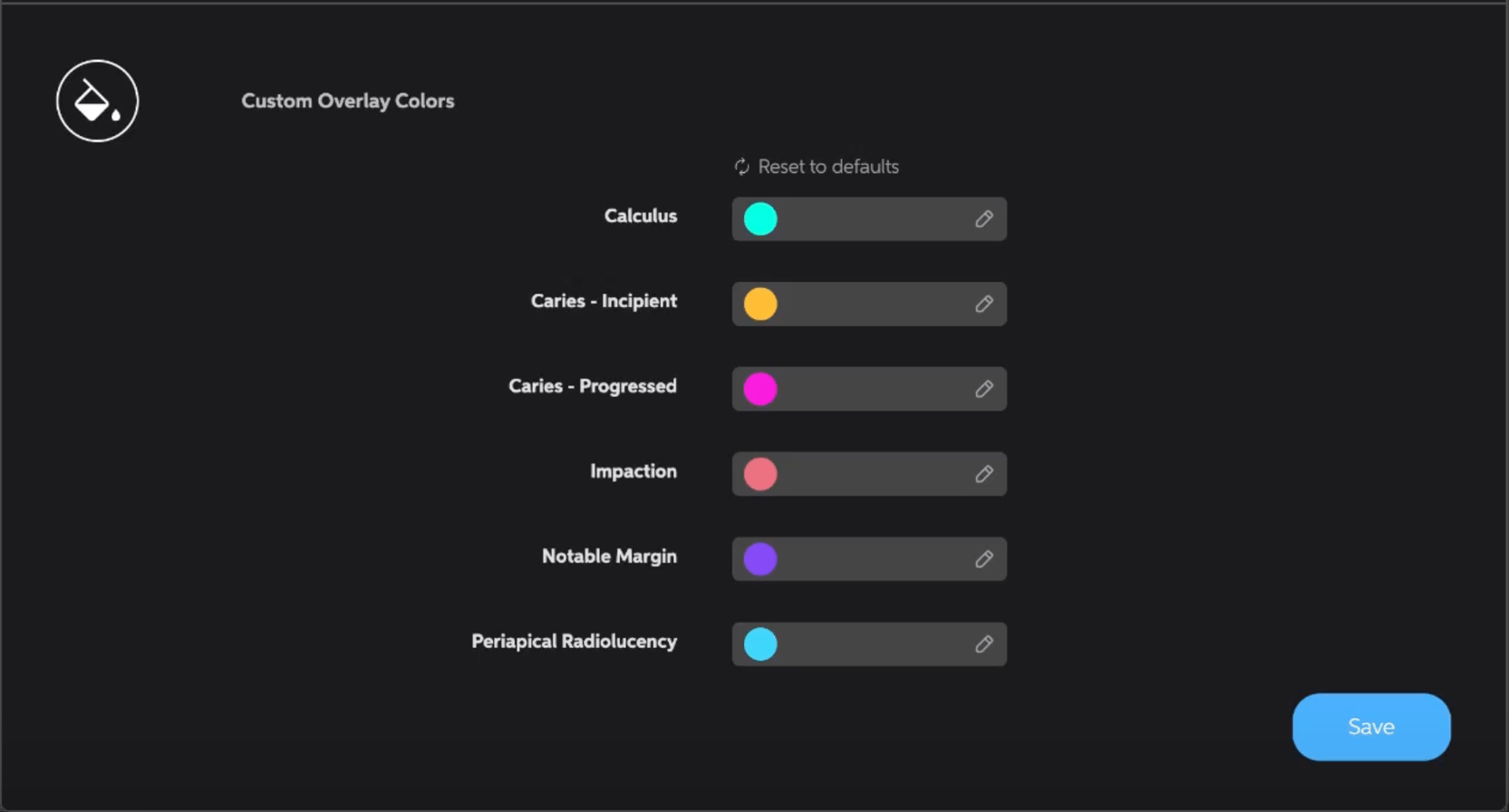 Customizing Pathology Overlay Colors
