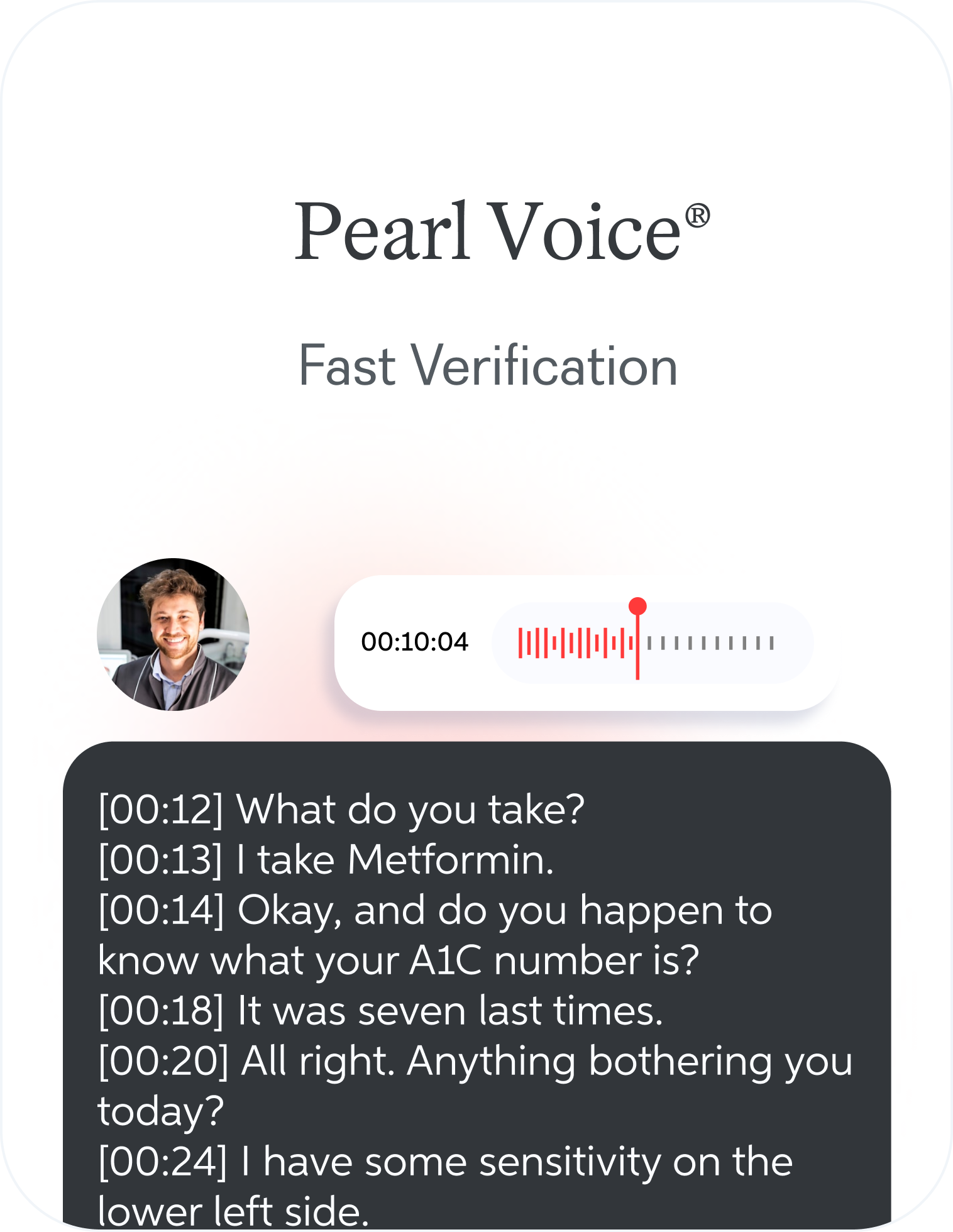 Pearl Voice Card - White